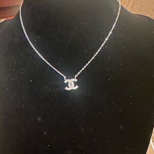 Double CC necklace
